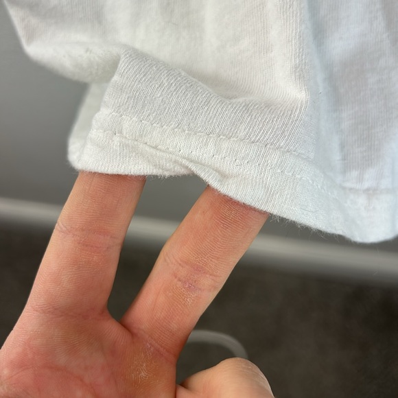 Vintage Cruz Pedregon McDonalds Racing White Tee, Signed, Men's Large - Picture 5 of 8